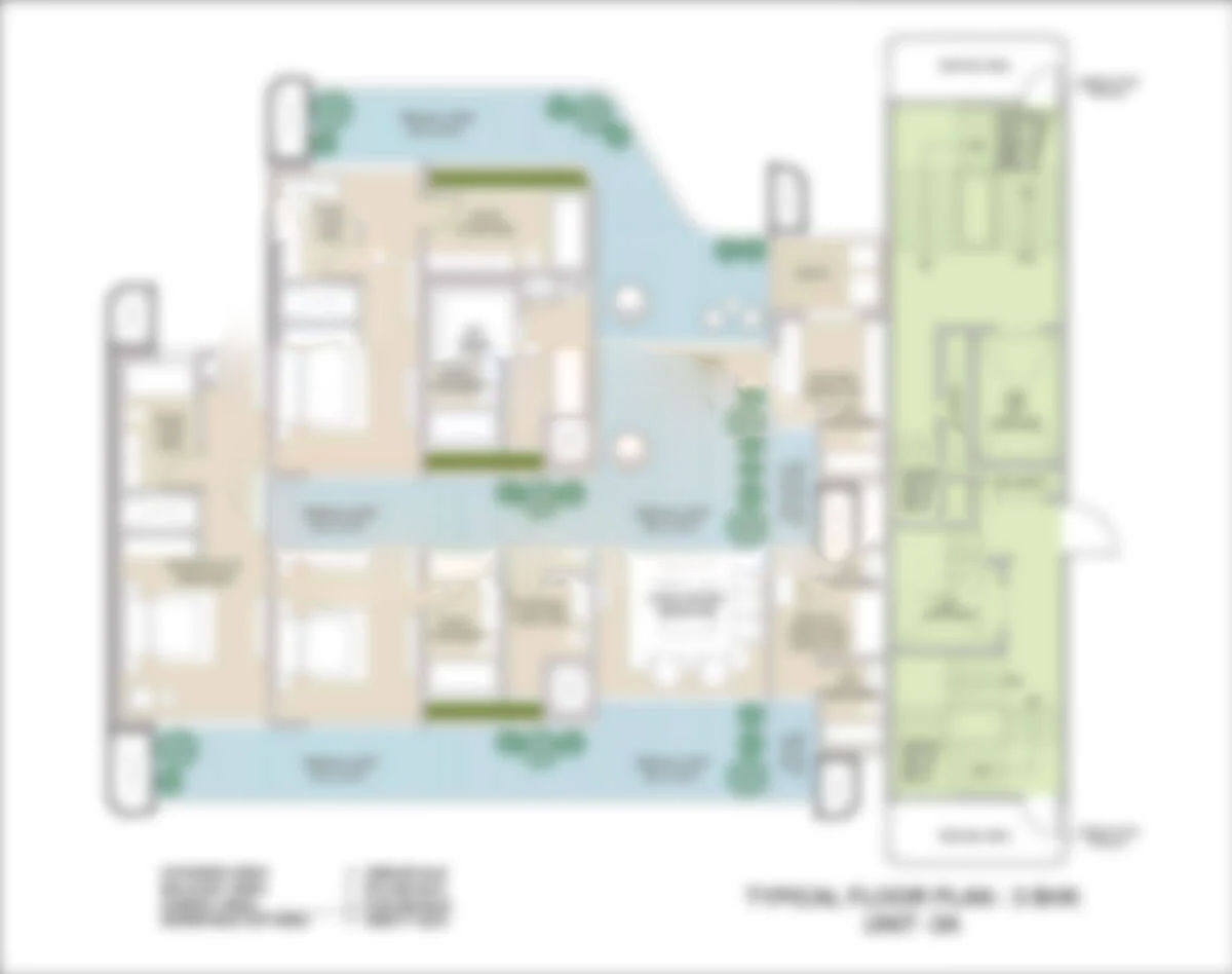 2 BHK Floor Plan